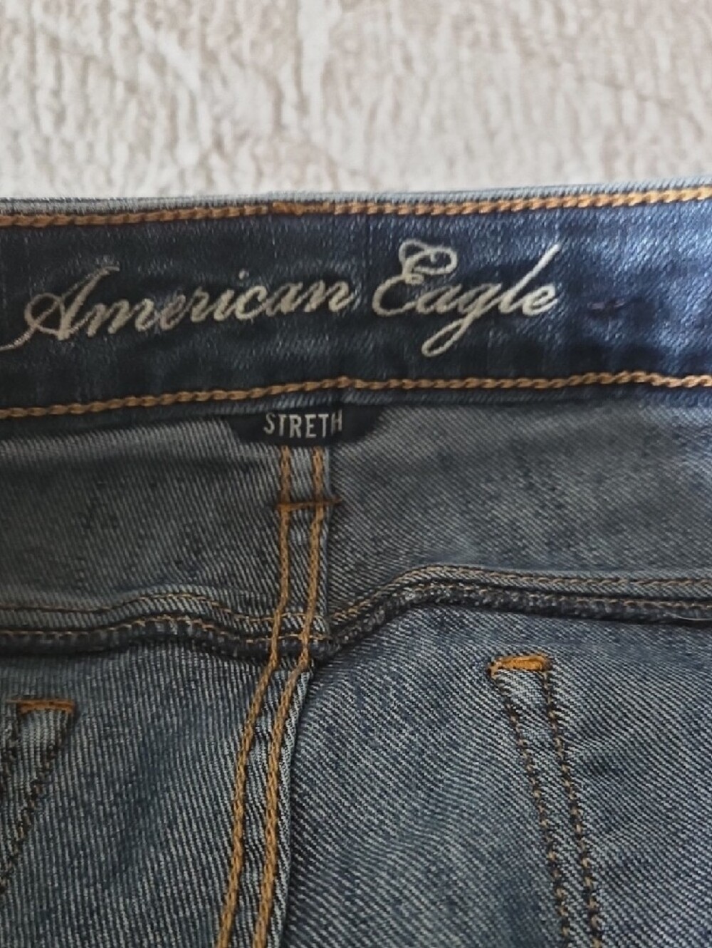 American Eagle Outfitters Dark Indigo Skinny Jeans - Picture 3 of 13